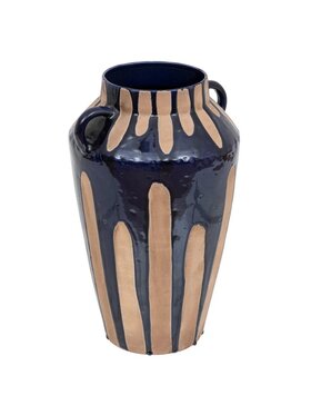 MIAhome MIAhome Wazon terracotta granatowy TERRA 42 cm Granatowy