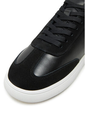 Calvin Klein Tenisice Cupsole Lace Up - Lth Sue Mix HW0HW02435 Crna