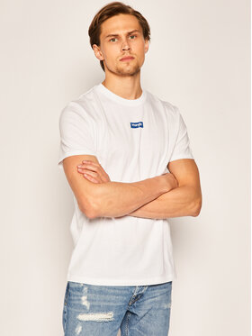 Wrangler Wrangler T-Shirt Small Logo W7F0D3989 Biały Regular Fit