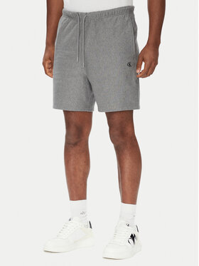 Calvin Klein Jeans Calvin Klein Jeans Szorty sportowe Premium Terry LV04RC280G Szary Regular Fit