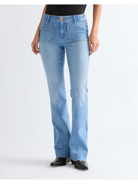 Wrangler Wrangler Jeansy FLARE Niebieski Bootcut Fit