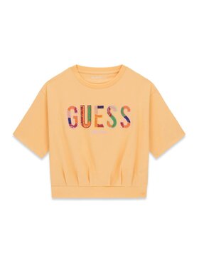Guess Kids Guess Kids Tank top 182152 Pomarańczowy Classic Fit