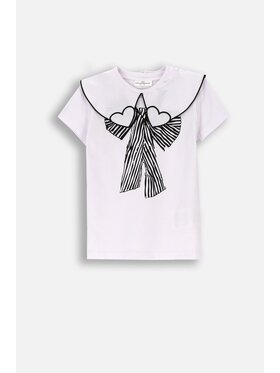 Coccodrillo Coccodrillo T-Shirt ZC4143202CGK-001 Biały Regular Fit