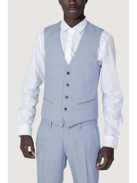 Antony Morato Antony Morato Kamizelka SLIM FIT IN TESSUTO Niebieski Slim Fit
