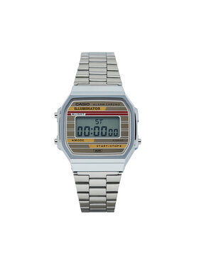 Casio Casio Zegarek A168WEHA-9AEF Srebrny