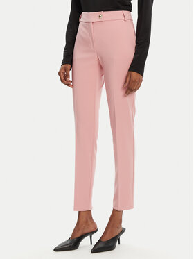 Rinascimento Rinascimento Pantaloni din material CFC0122741003 Roz Regular Fit