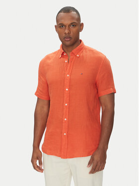 Tommy Hilfiger Tommy Hilfiger Košile MW0MW35207 Oranžová Regular Fit