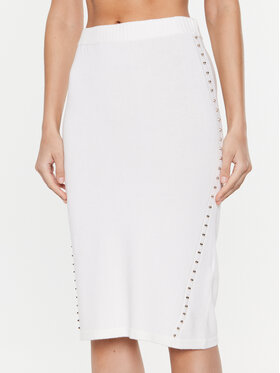 Liu Jo Sport Liu Jo Sport Midi sukně TA3060 MS49I Béžová Slim Fit