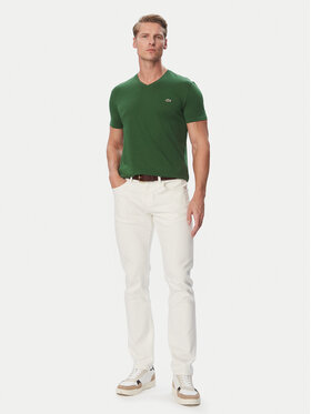 Lacoste Lacoste Tričko TH6710 Zelená Regular Fit
