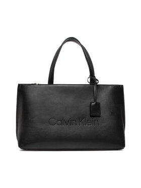 Calvin Klein Calvin Klein Geantă Set Shopper Lg K60K609106 Negru
