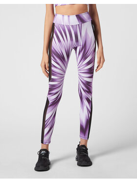 Plein Sport Plein Sport Legginsy 3627 Fioletowy Active Fit
