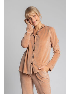 LaLupa LaLupa Bluzka LA007 Beżowy Comfortable Fit