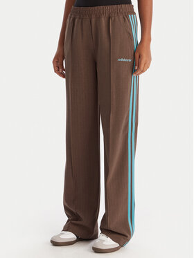 adidas adidas Pantaloni da tuta JX5308 Marrone Regular Fit