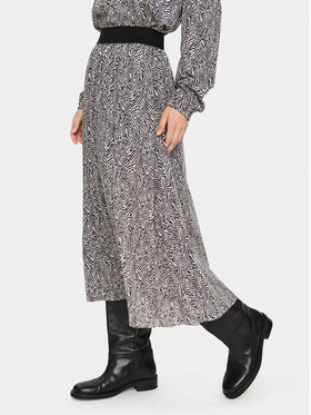 Saint Tropez Saint Tropez Midi sukňa 30511340 Tmavomodrá Loose Fit