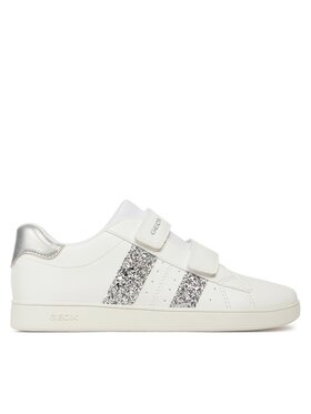 Geox Geox Tenisice J Eclyper Girl J45LRA 000BC C0007 D Bijela