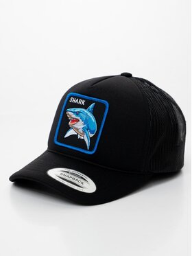 MyStars MyStars Czapka z daszkiem z Rekinem Shark Czarny