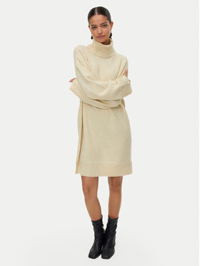Vero Moda Vero Moda Trikotāžas kleita Aquarius 10331900 Bēšs Regular Fit