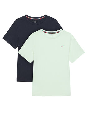 Tommy Hilfiger Tommy Hilfiger Komplet 2 t-shirtów UB0UB00310 Kolorowy Regular Fit