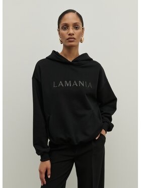 La Mania La Mania Mikina MONOCHROME 3 Čierna Classic Fit