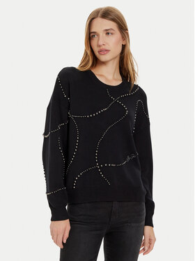 Liu Jo Liu Jo Pullover WF4174 MS49I Schwarz Regular Fit