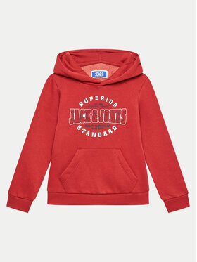 Jack&Jones Junior Jack&Jones Junior Felpa Logo 12258824 Rosso Regular Fit