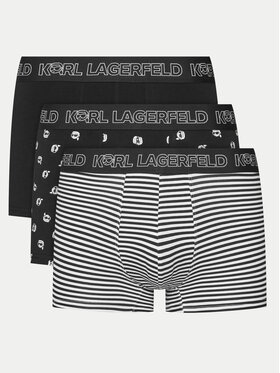 KARL LAGERFELD KARL LAGERFELD Komplet 3 par bokserek A1M47042 Kolorowy