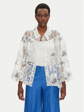 Joseph Ribkoff Joseph Ribkoff Blúz 251102 Fehér Boxy Fit