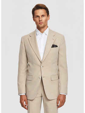 Pako Lorente Pako Lorente Marynarka P26SF-3G-006 Beżowy Slim Fit