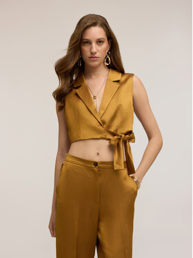 Motivi Motivi Camicia L014Q000077N038 Giallo Regular Fit