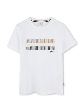 BOSS BOSS Marškinėliai J52035 S Balta Slim Fit