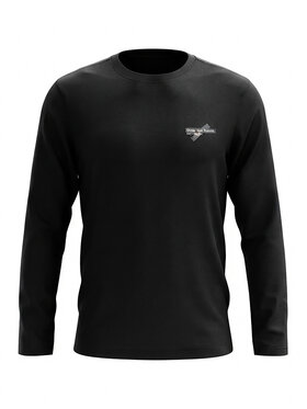 Ombre Ombre S dlouhým rukávem L180 Černá Regular Fit