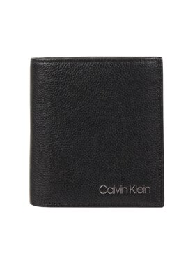 Calvin Klein Calvin Klein Portfel PORTFEL MĘSKI SKÓRZANY TRIFOLD Czarny