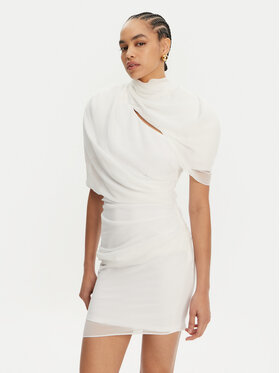 JACQUEMUS JACQUEMUS Coctailkleid 24H251DR130-1555 Weiß Regular Fit