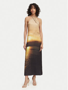 French Connection French Connection Коктейльна сукня Summer Ennis 719K9 Бежевий Slim Fit