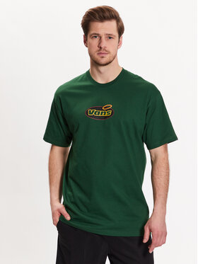 Vans Vans T-Shirt Perfect Halo Ss Tee VN00003P Zelená Regular Fit