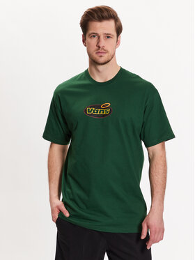 Vans Vans T-Shirt Perfect Halo Ss Tee VN00003P Zielony Regular Fit