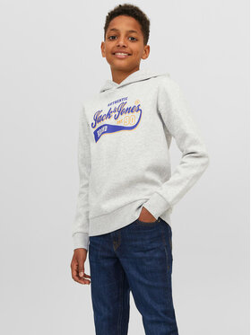 Jack&Jones Junior Jack&Jones Junior Majica dugih rukava 12212287 Siva Regular Fit