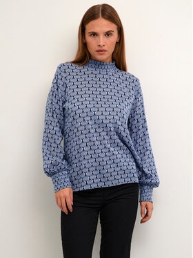 Kaffe Kaffe Bluse Sillo Amber 10507193 Blau Regular Fit