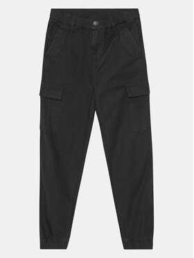 Guess Guess Παντελόνι υφασμάτινο L4YB00 WGBT0 Μαύρο Regular Fit