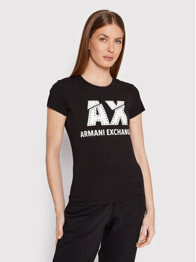Armani Exchange Armani Exchange T-shirt 8NYT86 Y8C7Z 1200 Nero Slim Fit