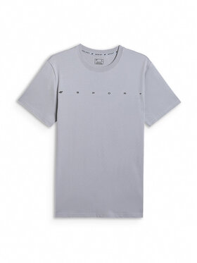 4F 4F T-Shirt CITY Szary jasny Regular Fit