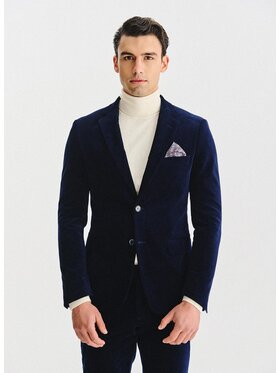 Pako Lorente Pako Lorente Marynarka P25WF-3X-022 Granatowy Slim Fit