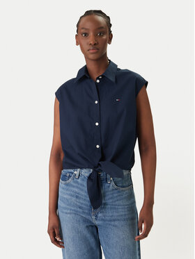 Tommy Jeans Tommy Jeans Koszula DW0DW22212 Granatowy Regular Fit