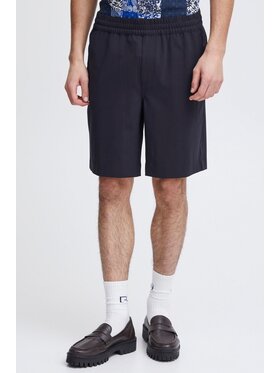 TeeShoppen TeeShoppen Szorty materiałowe 'Basic Collection' Granatowy Relaxed Fit