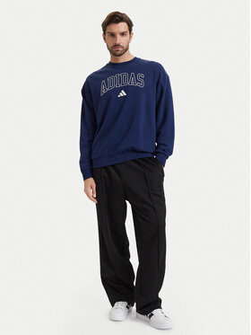 adidas adidas Світшот Seasonal Essentials Collegiate French Terry Crew Sweatshirt KG0514 Голубий Regular Fit