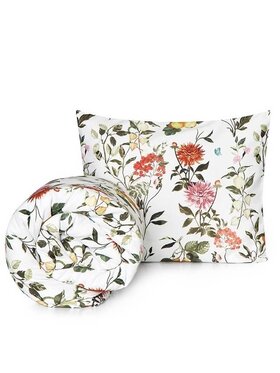 White pocket White pocket Komplet pościeli we wzory Biały