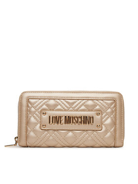 LOVE MOSCHINO LOVE MOSCHINO Duży Portfel Damski JC5600PP1MLA196A Złoty