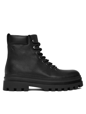 Calvin Klein Jeans Calvin Klein Jeans Auliniai batai Lugged Hiking Lace Up Lth YM0YM01336 Juoda