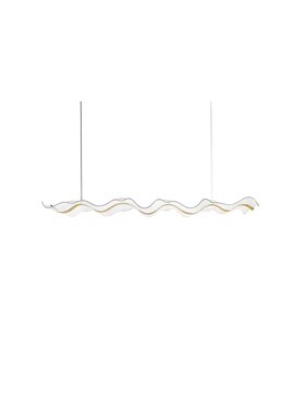 MIAhome MIAhome Lampa wisząca BREATH 120 złota Złoty