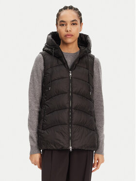 Geox Geox Vestă Bleyze W5528C T3146 F9000 Negru Regular Fit